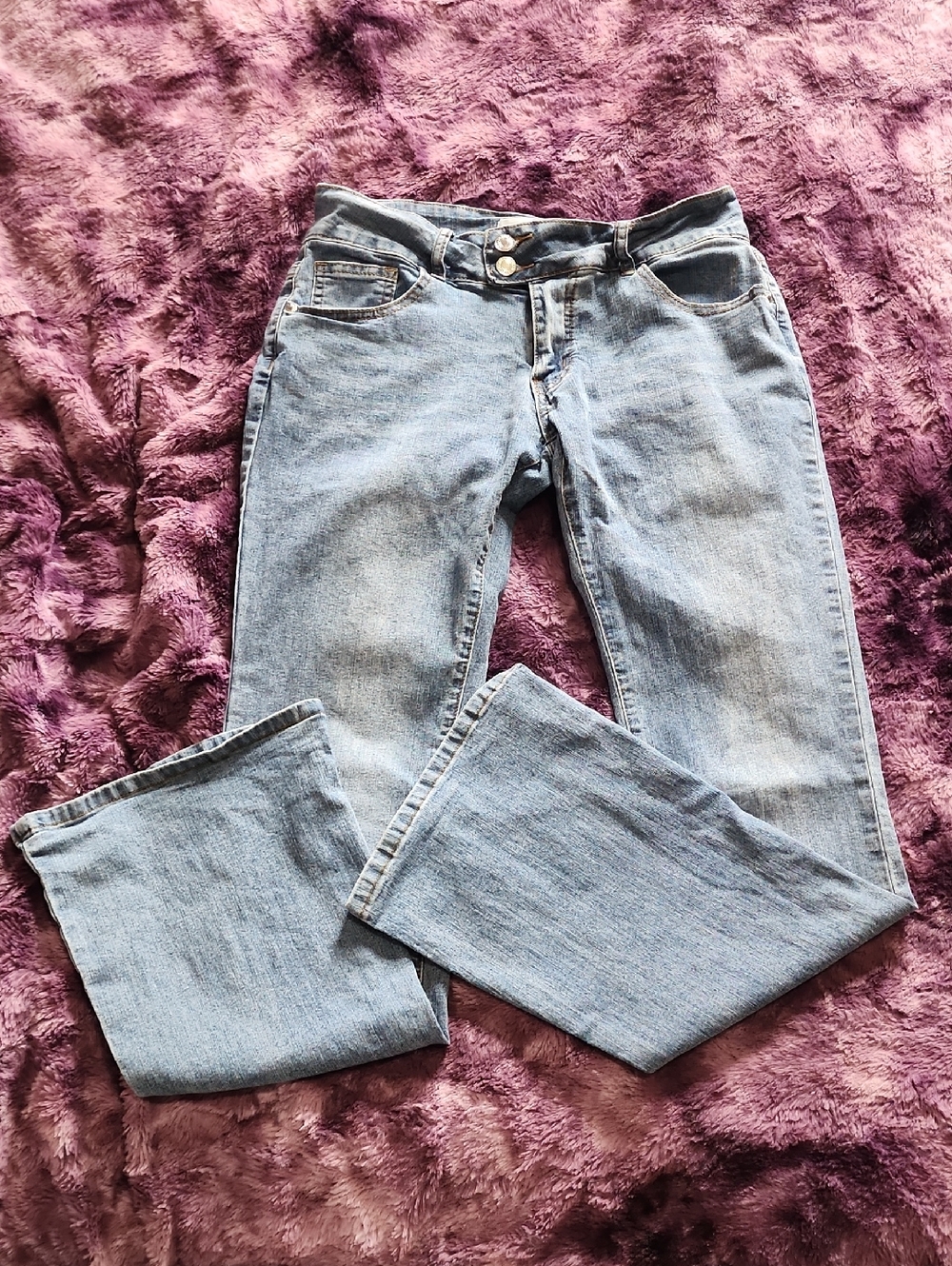 Low Rise Stretchy Cotton Jeans